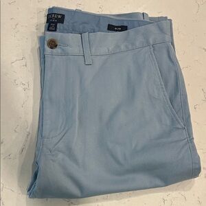 J.Crew Sky Blue Slim Trousers